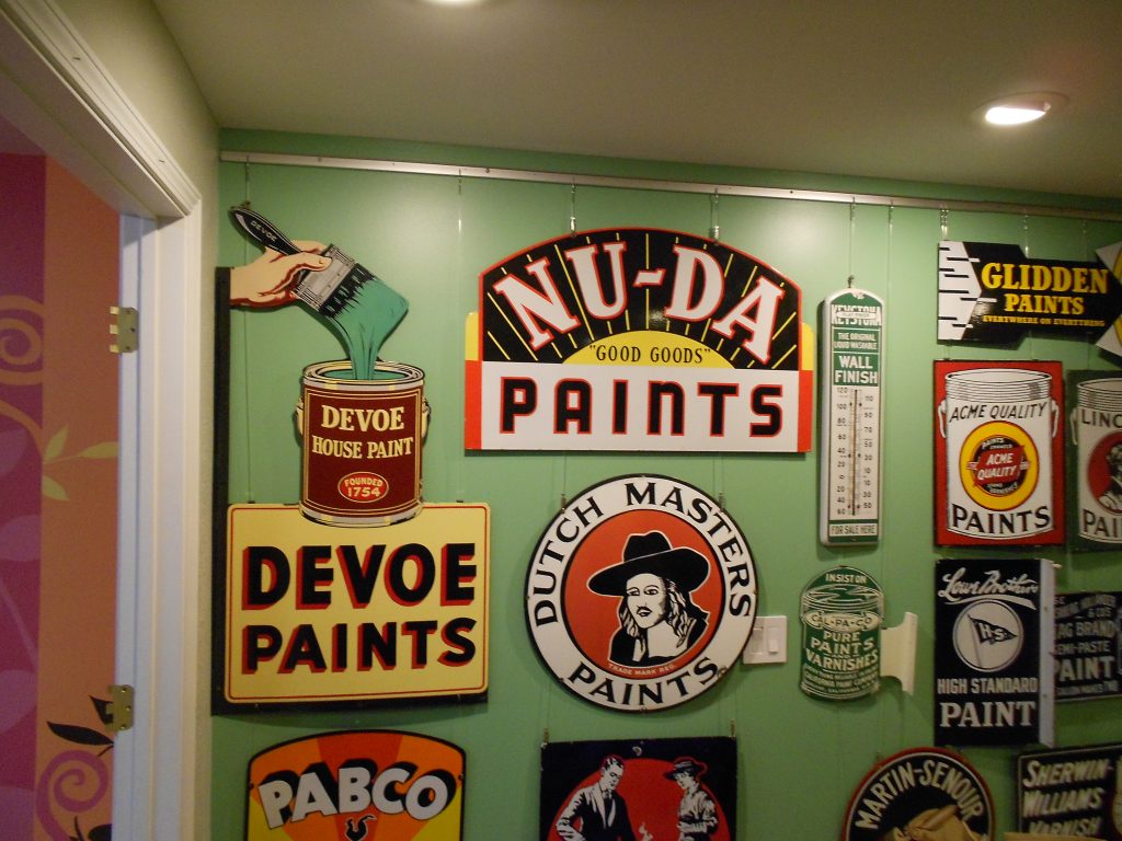 Paint Advertising Signs Antique Brass Cash Registers History